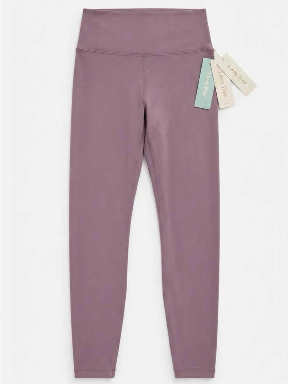 Love Tree Butter Soft High Waist Leggings Mauve Purple Size L